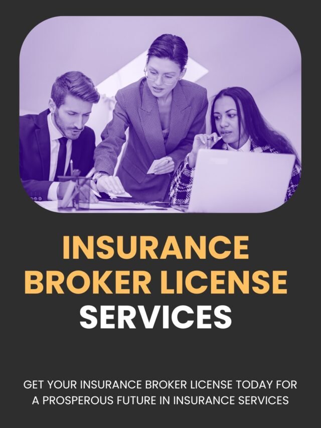 Insurance broker license
